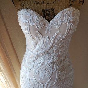 White sequin dress!!
